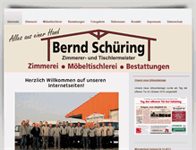 Tablet Screenshot of bernd-schuering.de